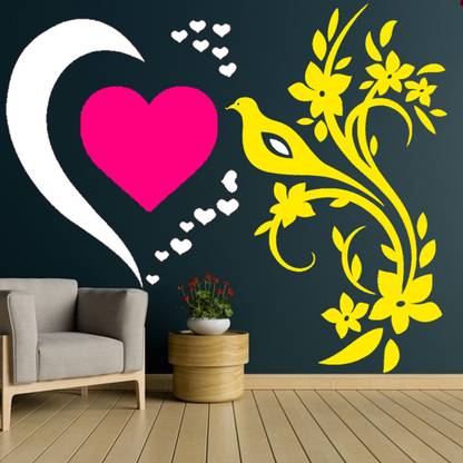 ARandNJ Combo Painting Wall Stencils (Size:- 16X24 Inch) Love ...