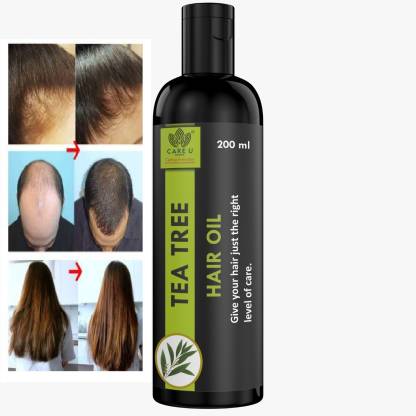 CARE U Tea Tree Hair oil for hair growth, Reduced Dandruff & Stop Hair. Hair  Oil - Price in India, Buy CARE U Tea Tree Hair oil for hair growth, Reduced  Dandruff
