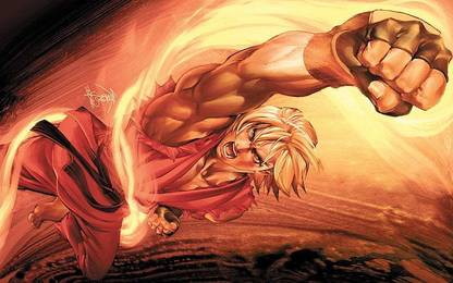 Street Fighter Artwork Ken Ken Masters 1280x800 Video Games Street Fighter Hd Art Matte Finish Poster Paper Print Animation Cartoons Posters In India Buy Art Film Design Movie Music
