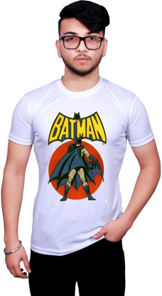 Graphic Print Men White T-Shirt Price 