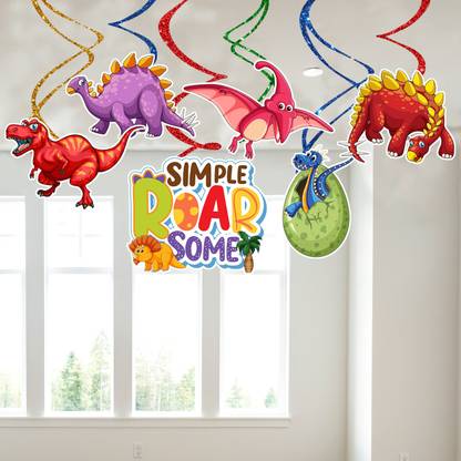 Zyozi 6 Pieces Multicolor Dinosaur Jurassic World Birthday Hanging Swirl Supplies Price In India Buy Zyozi 6 Pieces Multicolor Dinosaur Jurassic World Birthday Hanging Swirl Supplies Online At Flipkart Com