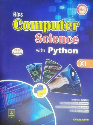 Kips Computer With Python Class 11 (CBSE Code 083) Term-Wise Syllabus