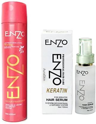 enzo Hair Styling Hold Hair Spray with Hair Serum Original Hair Serum -  Price in India, Buy enzo Hair Styling Hold Hair Spray with Hair Serum  Original Hair Serum Online In India,