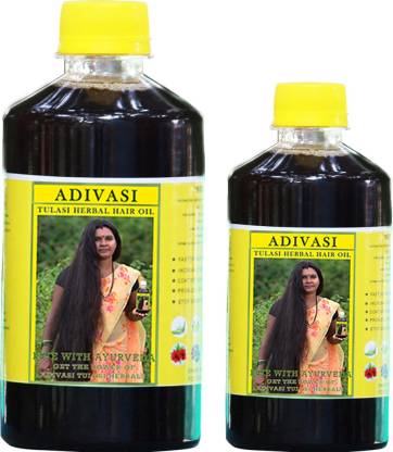 Adi Sri Maruthi ( Adivasi Tulasi Herbal Oil made by Pure Adivasi Ayurvedic  ) 750ml Hair Oil - Price in India, Buy Adi Sri Maruthi ( Adivasi Tulasi Herbal  Oil made by
