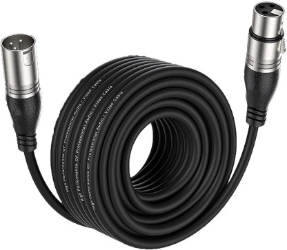 IMG O66750 Cable para micrófono XLR a jack color negro 3 m 