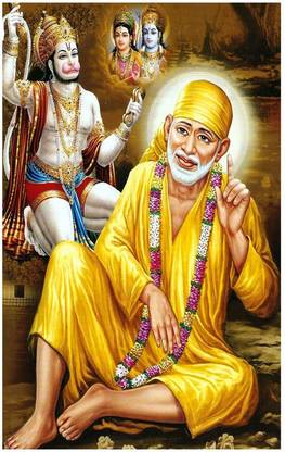 Sai Baba Wall Poster For Room S3 Paper Print Price in India - Buy Sai ...