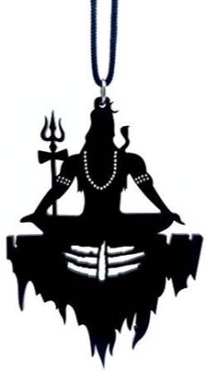 Pepino Awesome Acrylic black Lord Shiva / Mahadev Car Hanging Ornament  (Pack of 1) Car Hanging Ornament Price in India - Buy Pepino Awesome  Acrylic black Lord Shiva / Mahadev Car Hanging