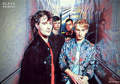 Glass Animals British indie rock band Art Effect Poster Photographic Paper  - Music posters in India - Buy art, film, design, movie, music, nature and  educational paintings/wallpapers at 