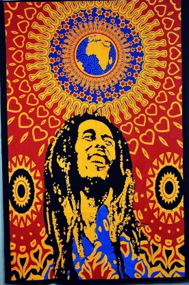 Indian Painting Bob Marley Home Decor Gypsy Wall Hanging Bohemian Tapestry 