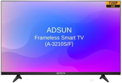 Adsun Frameless 80 cm (32 inch) HD Ready LED Smart TV  (A-3210S/F)