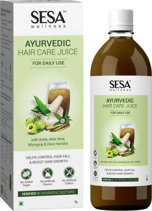 SESA Ayurvedic Hair Care Juice - for Hair Fall control & Hair Growth -with  4 Herbs 1L Price in India - Buy SESA Ayurvedic Hair Care Juice - for Hair  Fall control