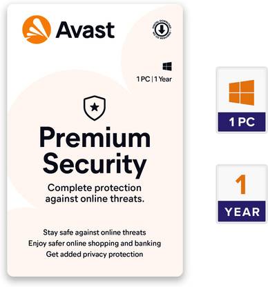Avast 1 PC PC 1 Year Premium Security (Email Delivery - No CD)