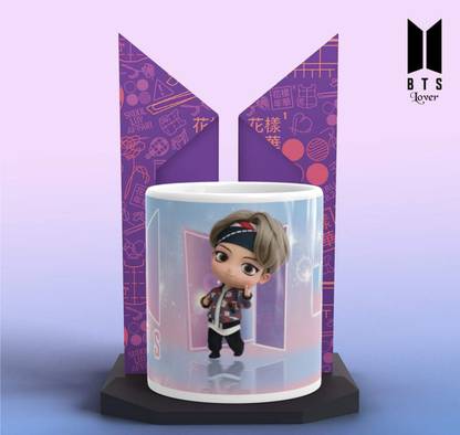 Artgenics BTS Cartoon V Ceramic Coffee 325ml Ceramic Coffee Mug Price in India - Buy Artgenics BTS Cartoon V Ceramic Coffee 325ml Ceramic Coffee Mug online at Artgenics BTS Cartoon V Ceramic Coffee 325ml Ceramic Coffee Mug Price in India - Buy Artgenics BTS Cartoon V Ceramic Coffee 325ml Ceramic Coffee Mug online at