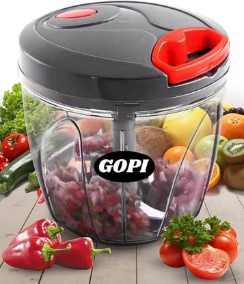 gopi by GopiStore By Gopi Group 1000 ML vegetable cutter chopper Stainless Steel Blade Vegetable & Fruit Chopper  (1 XXL Chopper 1000ml) at Rs. 164
