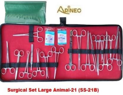 ARINEO Surgical Set Large Animal 21 Pieces, For Veterinary Purpose Utility  Forceps Price in India - Buy ARINEO Surgical Set Large Animal 21 Pieces,  For Veterinary Purpose Utility Forceps online at 