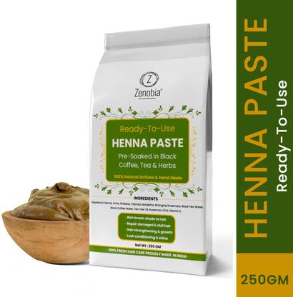 ZENOBIA READY TO USE HERBAL HENNA PASTE, Chemical Free Hair Color Dye Strength & Shine - Price in India, Buy ZENOBIA READY TO USE HERBAL HENNA PASTE, Chemical Free Hair Color Dye ZENOBIA READY TO USE HERBAL HENNA PASTE, Chemical Free Hair Color Dye Strength & Shine - Price in India, Buy ZENOBIA READY TO USE HERBAL HENNA PASTE, Chemical Free Hair Color Dye