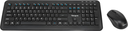 Targus AKM610AP Keyboard & Mouse Wireless Standard Desktop Keyboard Compatible with Desktop, Laptop, Mac multimedia_keys
