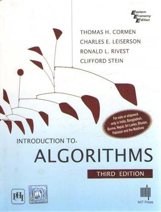 Introduction To Algorithms 3rd Edition: Buy Introduction To Algorithms ...