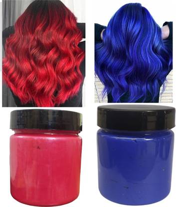 Adjd Natural Hair Wax Color Styling Cream Mud For Men And Women Red Blue Price In India Buy Adjd Natural Hair Wax Color Styling Cream Mud For Men And Women