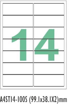 DESMAT A4 sheet 14 label and sticker Self-adhesive Paper Label