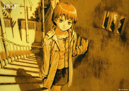Serial Experiments Lain: Lain Lwakura Anime Series Art Effect Poster 7  (18inchx12inch) Photographic Paper - Animation & Cartoons posters in India  - Buy art, film, design, movie, music, nature and educational  paintings/wallpapers