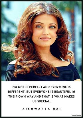 Aishwarya Rai Bachchan Indian Actress Art Effect Quotes Poster 02 (12inchx18inch) Photographic Paper - Personalities posters in India - Buy art, film, design, movie, music, nature and educational paintings/wallpapers at Aishwarya Rai Bachchan Indian Actress Art Effect Quotes Poster 02 (12inchx18inch) Photographic Paper - Personalities posters in India - Buy art, film, design, movie, music, nature and educational paintings/wallpapers at