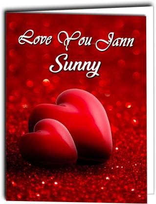Midas Craft Love You Jaan Sunny Card 022 Greeting Card Price in India - Buy  Midas Craft Love You Jaan Sunny Card 022 Greeting Card online at  