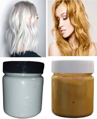 Latixmat Golden & white Hair color wax washable instant hair colour for man  and woman , WHITE, GOLDEN - Price in India, Buy Latixmat Golden & white Hair  color wax washable instant