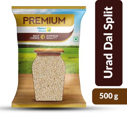 Flipkart Supermart Select Unpolished White Urad Dal (Split)