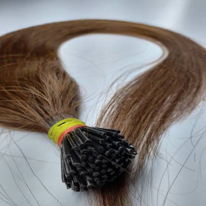 golden hair int Brown I Tip hair extensions for women 100% Human hair Hair  Extension Price in India - Buy golden hair int Brown I Tip hair extensions  for women 100% Human
