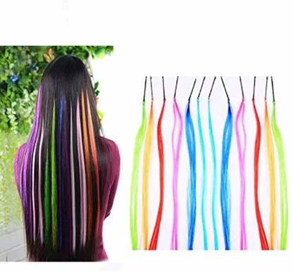 Kriti Colorful Extensions Strip, Streaks for Women & Girls (12 Pieces) Hair Extension Price in India - Buy Kriti Colorful Extensions Strip, Streaks for Women & Girls (12 Pieces) Hair Extension online Kriti Colorful Extensions Strip, Streaks for Women & Girls (12 Pieces) Hair Extension Price in India - Buy Kriti Colorful Extensions Strip, Streaks for Women & Girls (12 Pieces) Hair Extension online