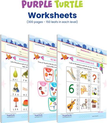 purple turtle worksheets combo for nursery lkg ukg kids english maths evs 100 worksheets 100 pages 50 leafs buy purple turtle worksheets combo for nursery lkg ukg kids english maths