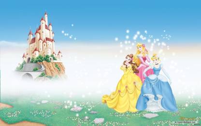 disney Disney Princess Wallpaper Print Poster on 13x19 Inches Paper Print -  Animation & Cartoons posters in India - Buy art, film, design, movie,  music, nature and educational paintings/wallpapers at 