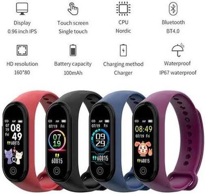 M4 smart band watch faces clearance