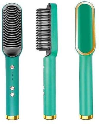 UROPHA Hair Brush Curling Anti-perm Straight Hair Comb Hair Iron Hair  Styler Tool Professional Hair Straightener Tourmaline Ceramic Hair Curler  Comb Hair Straightener Brush - UROPHA : 