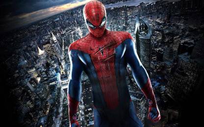 SPIDERMAN WALLPAPER ON HD WALL FINE ART HD PICTURE Fine Art Print -  Animation & Cartoons posters in India - Buy art, film, design, movie,  music, nature and educational paintings/wallpapers at 