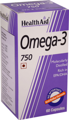 HealthAid Omega-3 750 Price in India 