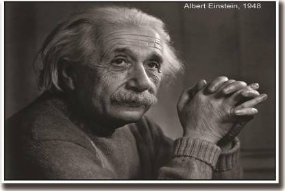 Albert Einstein in 1948 ON FINE ART PAPER HD QUALITY WALLPAPER POSTER Fine  Art Print - Art & Paintings posters in India - Buy art, film, design,  movie, music, nature and educational