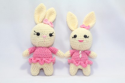 Crochet Bunny Handmade Amigurumi Stuffed Animal