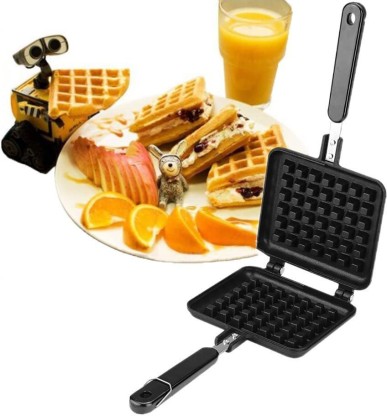 doppia testa cucina domestica gas antiaderente waffle maker pan stampo stampo premere piastra strumento di cottura Waffle cottura stampo padella 