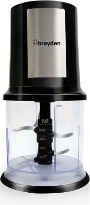Brayden Chopro Electric Vegetable Chopper for Kitchen with 500ml Bowl, Black