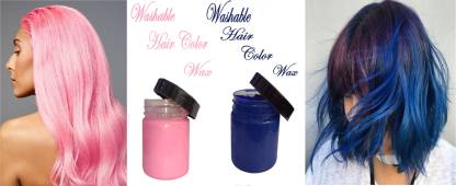 GFSU Temporary Baby Pink & Blue Hair color and Styling Wax , BLUE, Pink -  Price in India, Buy GFSU Temporary Baby Pink & Blue Hair color and Styling  Wax , BLUE,