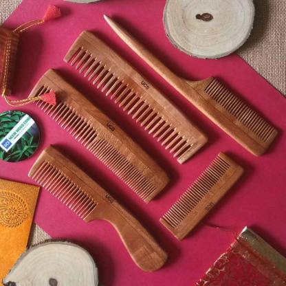 VEE-Grow Neem Wood Comb | Best for hair & Healthy Scalp | Pack of 5 - Price  in India, Buy VEE-Grow Neem Wood Comb | Best for hair & Healthy Scalp |