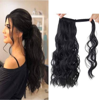 Gramercy Curly Ponytail Extension Black Hair Extension Price in India - Buy  Gramercy Curly Ponytail Extension Black Hair Extension online at  