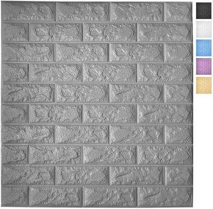 vadher's 3D Wall Sticker PVC Foam Brick Self-Adhesive Wallpaper Panel 6mm  70 cm Self Adhesive Sticker Price in India - Buy vadher's 3D Wall Sticker PVC  Foam Brick Self-Adhesive Wallpaper Panel 6mm
