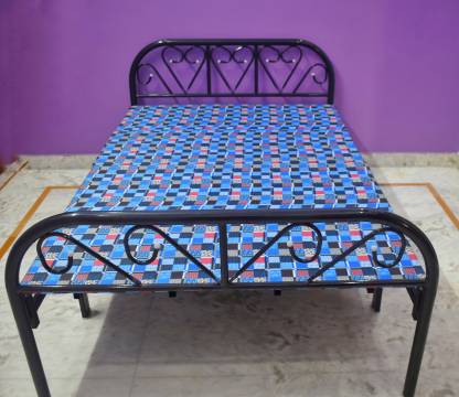 Iron Metal Steel Folding Bed, Linden Boulevard Roma Twin Folding Bed With Mattress