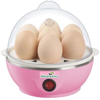 Jadpes Egg Boiler a Bracconiere plastica polifunzionale elettrica Chick-pattern Egg Boiler Colazione Cucina Cucina Bracconiere Omelette Maker fino a 7 Egg Capacità 220V 