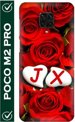 Fullyidea Back Cover For Poco M2 Pro Letter J Alphabet J Name J Letter J With X J Love X Fullyidea Flipkart Com