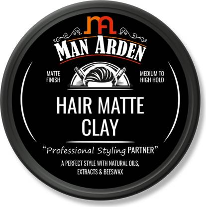 Man Arden Hair Matte Clay Professional Styling For Matte Finish, Medium to  High Hold Hair Clay - Price in India, Buy Man Arden Hair Matte Clay  Professional Styling For Matte Finish, Medium