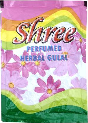 SHREE Perfumed Herbal Gulal Holi Color Powder Pack of 1